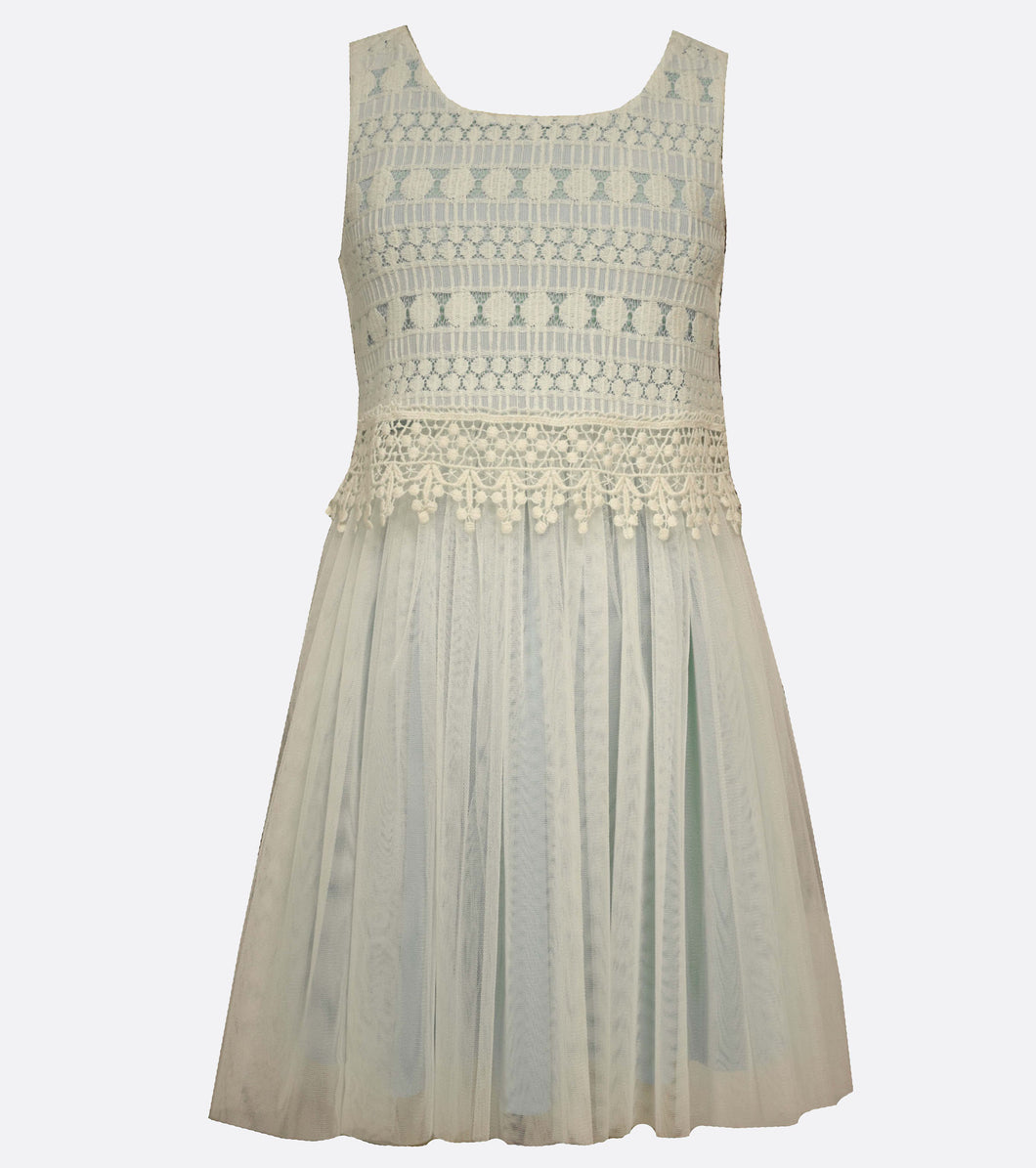 Bonnie Jean Crochet Lace Pop Over