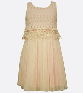 Bonnie Jean Crochet Lace Pop Over