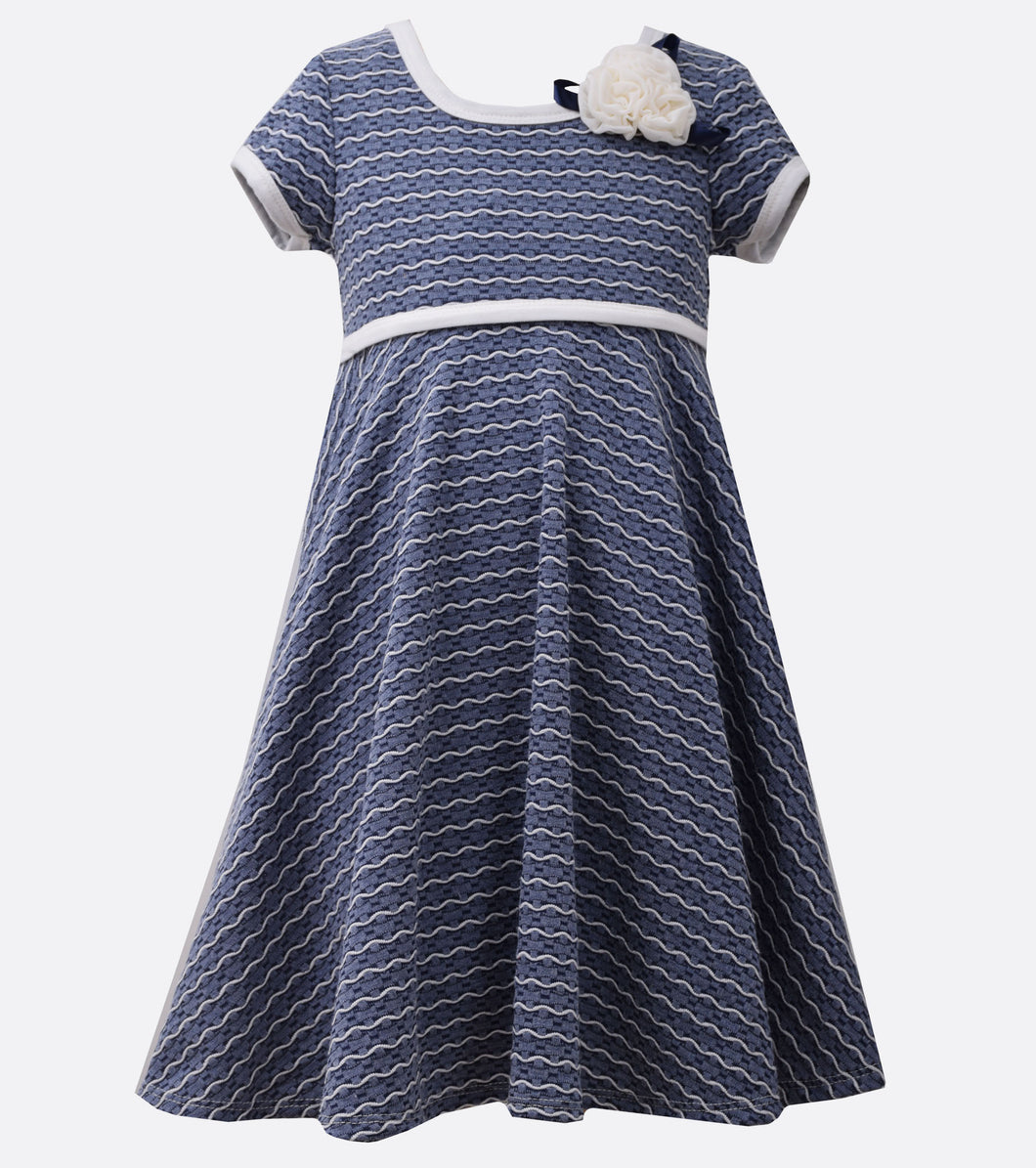 Bonnie Jean stripe knit dress