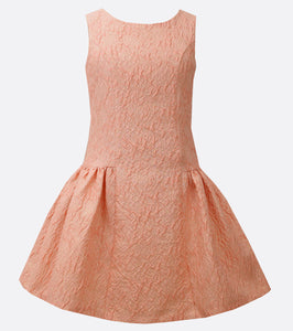 Bonnie Jean Jacquard Bow Back Dress