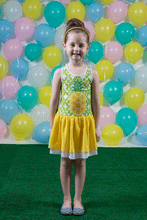 Bonnie Jean Pineapple Sequin Dress