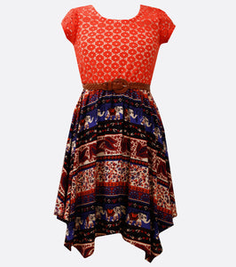 Bonnie Jean bohemian inspired dress
