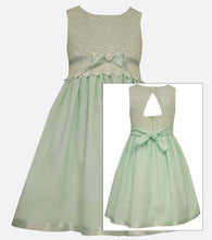 Bonnie Jean Lace to Linen Party Dress
