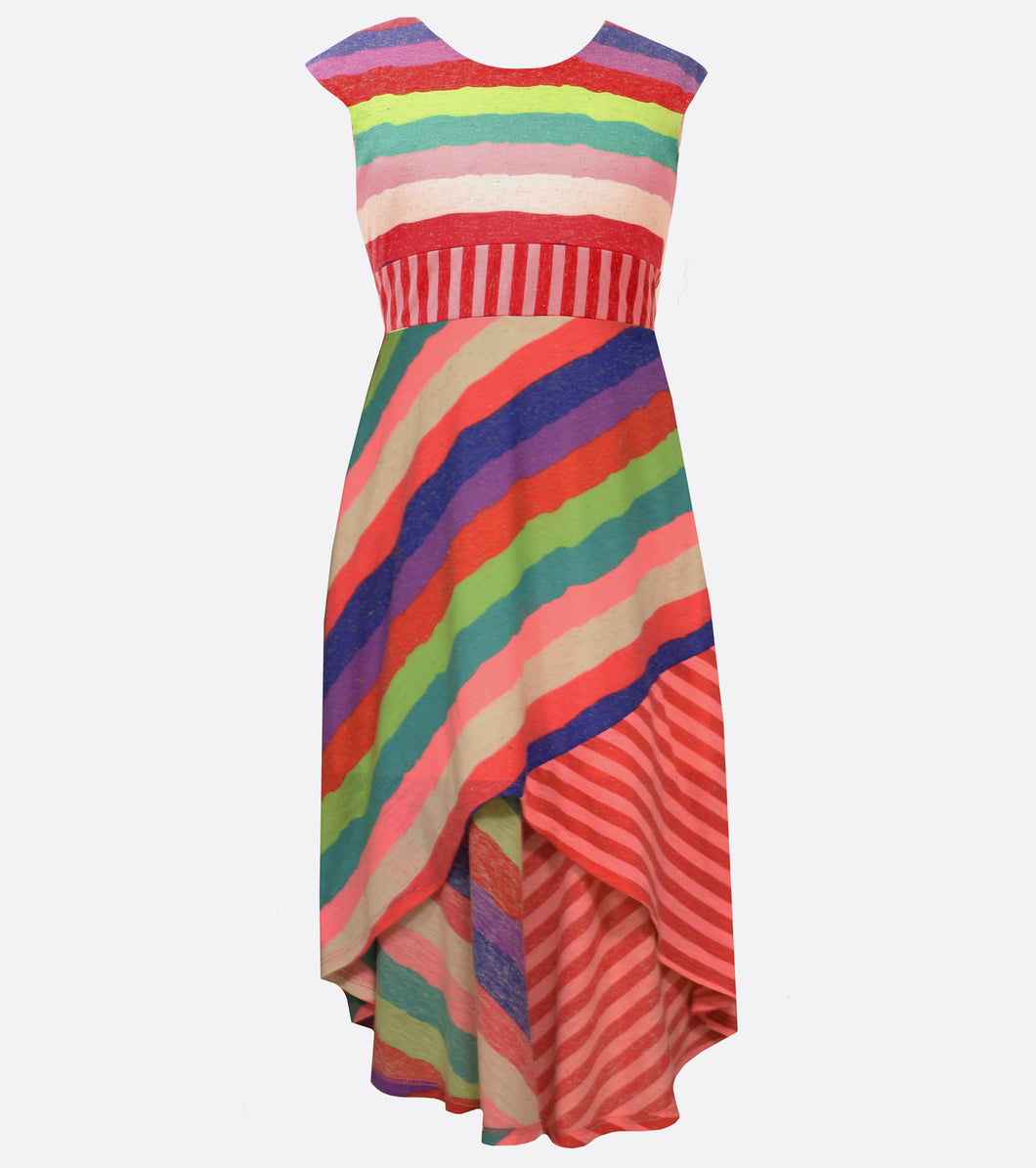 Bonnie Jean stripe maxi dress