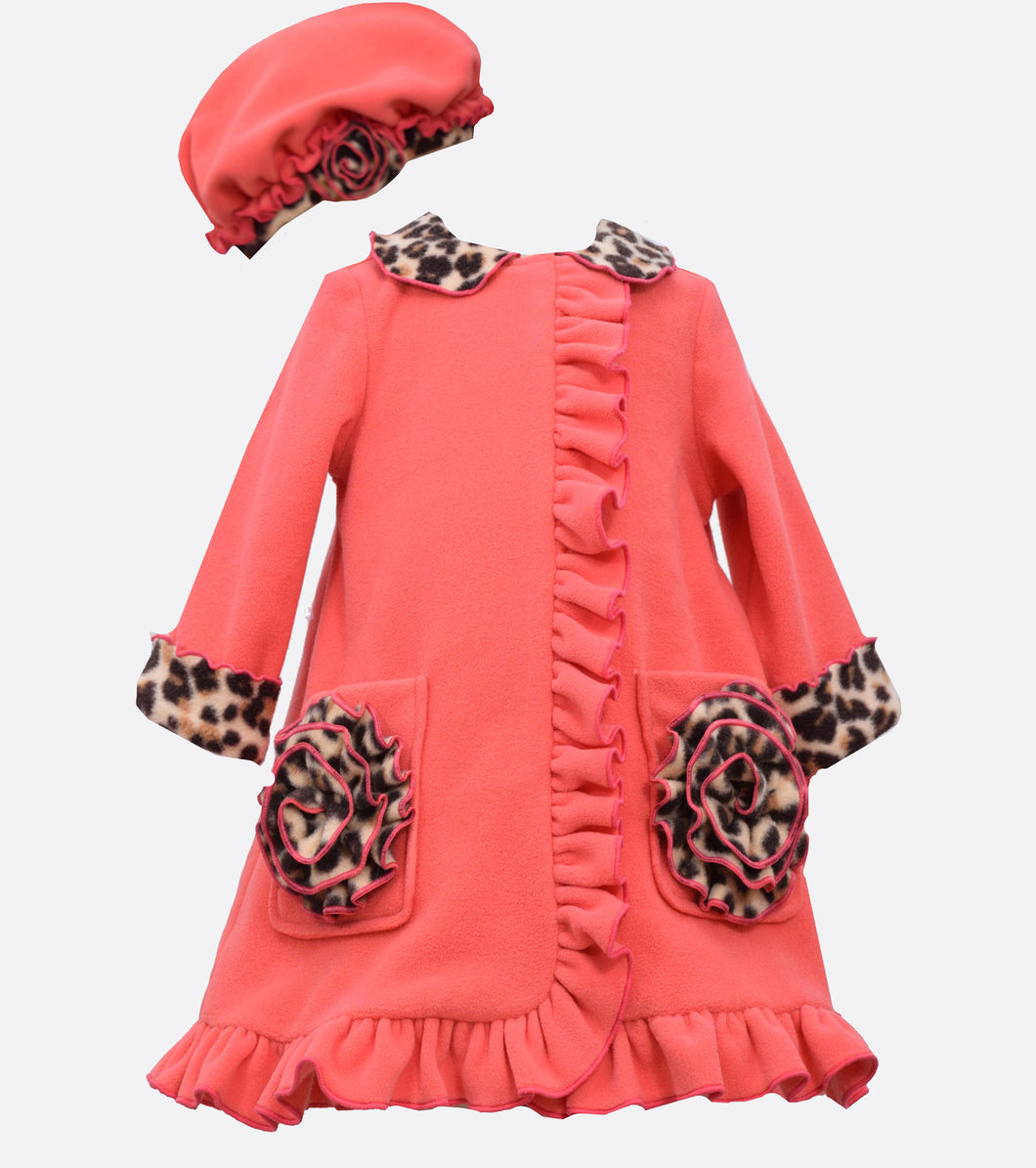 Bonnie Jean Fleece Coat and Hat